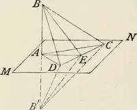 An illustration from Plane and solid geometry (1908)