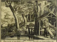 Picture 11 of 20 from Solitvdo, sive vitae foeminarvm anachoritarvm (1606), leaf 24