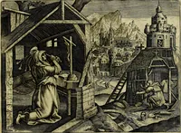 Picture 17 of 20 from Solitvdo, sive vitae foeminarvm anachoritarvm (1606), leaf 36