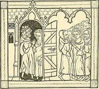 An illustration from Some account of domestic architecture in England from Edward I to Richard II, with notices of foreign examples and numerous illustrations of existing remains from original drawings (1882)