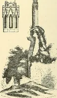 An illustration from Some account of domestic architecture in England from Edward I to Richard II, with notices of foreign examples and numerous illustrations of existing remains from original drawings (1882)
