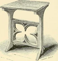 An illustration from Some account of domestic architecture in England from Edward I to Richard II, with notices of foreign examples and numerous illustrations of existing remains from original drawings (1882)