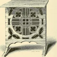 An illustration from Some account of domestic architecture in England from Edward I to Richard II, with notices of foreign examples and numerous illustrations of existing remains from original drawings (1882)