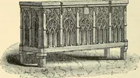 An illustration from Some account of domestic architecture in England from Edward I to Richard II, with notices of foreign examples and numerous illustrations of existing remains from original drawings (1882)