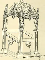 An illustration from Some account of domestic architecture in England from Edward I to Richard II, with notices of foreign examples and numerous illustrations of existing remains from original drawings (1882)