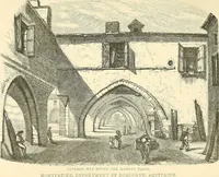 An illustration from Some account of domestic architecture in England from Edward I to Richard II, with notices of foreign examples and numerous illustrations of existing remains from original drawings (1882)