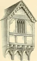 An illustration from Some account of domestic architecture in England from Edward I to Richard II, with notices of foreign examples and numerous illustrations of existing remains from original drawings (1882)