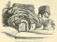 An illustration from Some account of domestic architecture in England from Edward I to Richard II, with notices of foreign examples and numerous illustrations of existing remains from original drawings (1882)