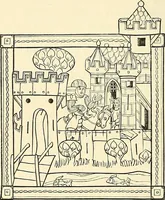 An illustration from Some account of domestic architecture in England from Edward I to Richard II, with notices of foreign examples and numerous illustrations of existing remains from original drawings (1882)
