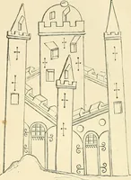 An illustration from Some account of domestic architecture in England from Edward I to Richard II, with notices of foreign examples and numerous illustrations of existing remains from original drawings (1882)