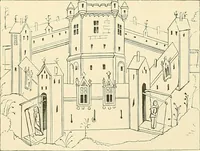 An illustration from Some account of domestic architecture in England from Edward I to Richard II, with notices of foreign examples and numerous illustrations of existing remains from original drawings (1882)