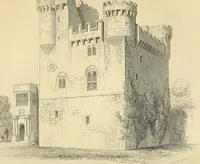 An illustration from Some account of domestic architecture in England from Edward I to Richard II, with notices of foreign examples and numerous illustrations of existing remains from original drawings (1882)
