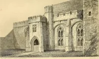 An illustration from Some account of domestic architecture in England from Edward I to Richard II, with notices of foreign examples and numerous illustrations of existing remains from original drawings (1882)