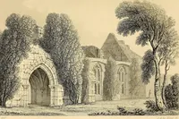 An illustration from Some account of domestic architecture in England from Edward I to Richard II, with notices of foreign examples and numerous illustrations of existing remains from original drawings (1882)