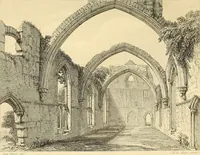 An illustration from Some account of domestic architecture in England from Edward I to Richard II, with notices of foreign examples and numerous illustrations of existing remains from original drawings (1882)