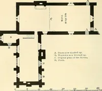 An illustration from Some account of domestic architecture in England from Edward I to Richard II, with notices of foreign examples and numerous illustrations of existing remains from original drawings (1882)