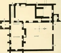 An illustration from Some account of domestic architecture in England from Edward I to Richard II, with notices of foreign examples and numerous illustrations of existing remains from original drawings (1882)