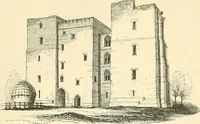 An illustration from Some account of domestic architecture in England from Edward I to Richard II, with notices of foreign examples and numerous illustrations of existing remains from original drawings (1882)