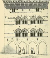 An illustration from Some account of domestic architecture in England from Edward I to Richard II, with notices of foreign examples and numerous illustrations of existing remains from original drawings (1882)
