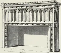 An illustration from Some account of domestic architecture in England, from Richard II to Henry VIII (1859)