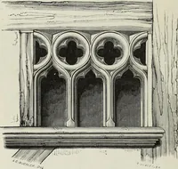 An illustration from Some account of domestic architecture in England, from Richard II to Henry VIII (1859)