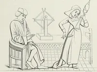 An illustration from Some account of domestic architecture in England, from Richard II to Henry VIII (1859)
