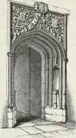 An illustration from Some account of domestic architecture in England, from Richard II to Henry VIII (1859)