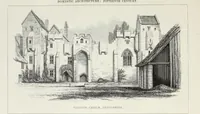 An illustration from Some account of domestic architecture in England, from Richard II to Henry VIII (1859)