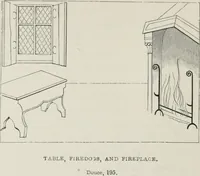 An illustration from Some account of domestic architecture in England, from Richard II to Henry VIII (1859)