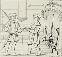 An illustration from Some account of domestic architecture in England, from Richard II to Henry VIII (1859)