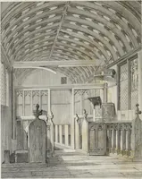 An illustration from Some account of domestic architecture in England, from Richard II to Henry VIII (1859)