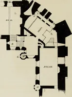 An illustration from Some account of domestic architecture in England, from Richard II to Henry VIII (1859)