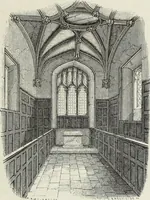 An illustration from Some account of domestic architecture in England, from Richard II to Henry VIII (1859)