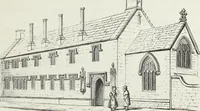 An illustration from Some account of domestic architecture in England, from Richard II to Henry VIII (1859)