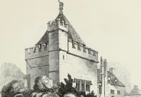 An illustration from Some account of domestic architecture in England, from Richard II to Henry VIII (1859)
