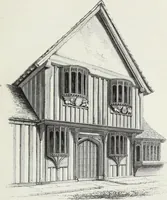 An illustration from Some account of domestic architecture in England, from Richard II to Henry VIII (1859)
