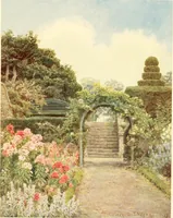 An illustration from Some English gardens; (1904)
