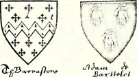 Picture 54 of 427 from Some feudal coats of arms and others, illustrated with 2,000 zinco etchings from the Bayear tapestry, Greek vases, seals, tiles, effigies, brasses and heralcic rolls. Some chart pedigrees (1902), leaf 100