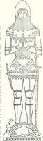 Picture 58 of 427 from Some feudal coats of arms and others, illustrated with 2,000 zinco etchings from the Bayear tapestry, Greek vases, seals, tiles, effigies, brasses and heralcic rolls. Some chart pedigrees (1902), leaf 104