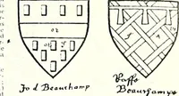 Picture 61 of 427 from Some feudal coats of arms and others, illustrated with 2,000 zinco etchings from the Bayear tapestry, Greek vases, seals, tiles, effigies, brasses and heralcic rolls. Some chart pedigrees (1902), leaf 108