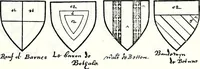 Picture 70 of 427 from Some feudal coats of arms and others, illustrated with 2,000 zinco etchings from the Bayear tapestry, Greek vases, seals, tiles, effigies, brasses and heralcic rolls. Some chart pedigrees (1902), leaf 120