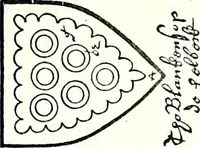 Picture 73 of 427 from Some feudal coats of arms and others, illustrated with 2,000 zinco etchings from the Bayear tapestry, Greek vases, seals, tiles, effigies, brasses and heralcic rolls. Some chart pedigrees (1902), leaf 124