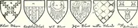 Picture 75 of 427 from Some feudal coats of arms and others, illustrated with 2,000 zinco etchings from the Bayear tapestry, Greek vases, seals, tiles, effigies, brasses and heralcic rolls. Some chart pedigrees (1902), leaf 130