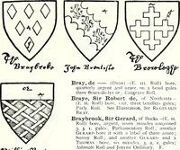Picture 90 of 427 from Some feudal coats of arms and others, illustrated with 2,000 zinco etchings from the Bayear tapestry, Greek vases, seals, tiles, effigies, brasses and heralcic rolls. Some chart pedigrees (1902), leaf 146