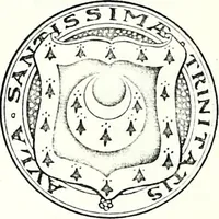 Picture 113 of 427 from Some feudal coats of arms and others, illustrated with 2,000 zinco etchings from the Bayear tapestry, Greek vases, seals, tiles, effigies, brasses and heralcic rolls. Some chart pedigrees (1902), leaf 160