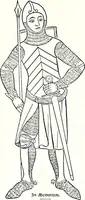 Picture 128 of 427 from Some feudal coats of arms and others, illustrated with 2,000 zinco etchings from the Bayear tapestry, Greek vases, seals, tiles, effigies, brasses and heralcic rolls. Some chart pedigrees (1902), leaf 174