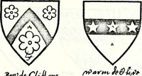 Picture 131 of 427 from Some feudal coats of arms and others, illustrated with 2,000 zinco etchings from the Bayear tapestry, Greek vases, seals, tiles, effigies, brasses and heralcic rolls. Some chart pedigrees (1902), leaf 176