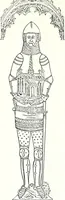 Picture 132 of 427 from Some feudal coats of arms and others, illustrated with 2,000 zinco etchings from the Bayear tapestry, Greek vases, seals, tiles, effigies, brasses and heralcic rolls. Some chart pedigrees (1902), leaf 178