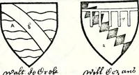 Picture 141 of 427 from Some feudal coats of arms and others, illustrated with 2,000 zinco etchings from the Bayear tapestry, Greek vases, seals, tiles, effigies, brasses and heralcic rolls. Some chart pedigrees (1902), leaf 192