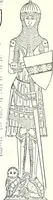 Picture 143 of 427 from Some feudal coats of arms and others, illustrated with 2,000 zinco etchings from the Bayear tapestry, Greek vases, seals, tiles, effigies, brasses and heralcic rolls. Some chart pedigrees (1902), leaf 194